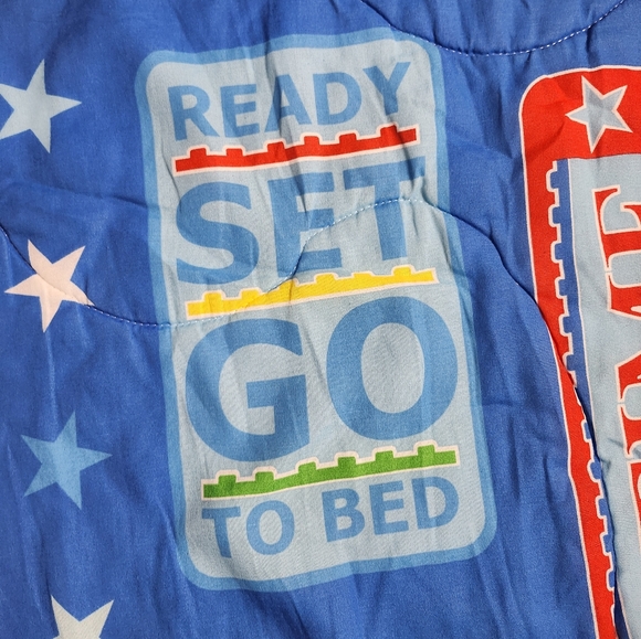 Vintage 2003 Thomas & Friends "Ready Set Go To Bed" Comforter Blanket Train - Picture 6 of 10